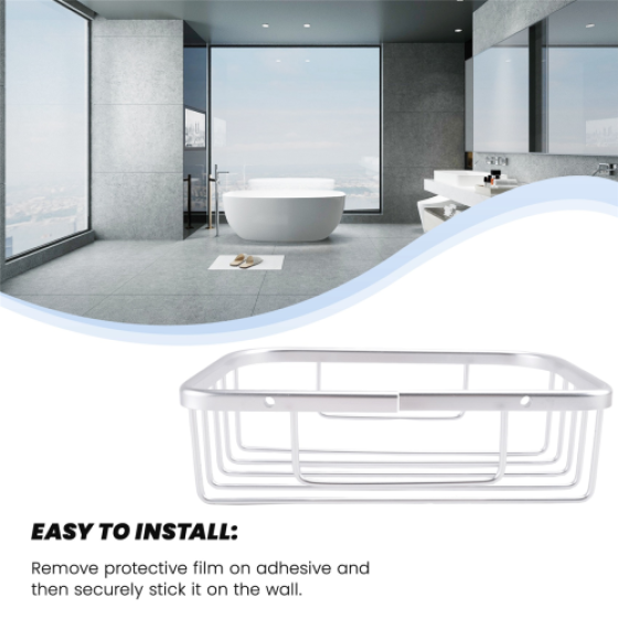 Rak sudut aluminium untuk shower kamar mandi